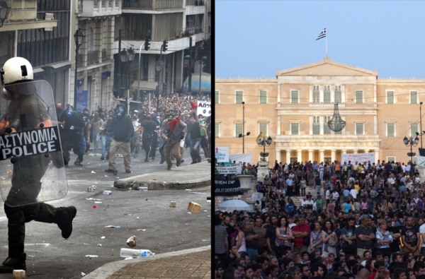 Proteste in Griechenland 2010 und 2011