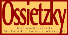 Ossietzky 7/2008 Ossietzky 7/2008
